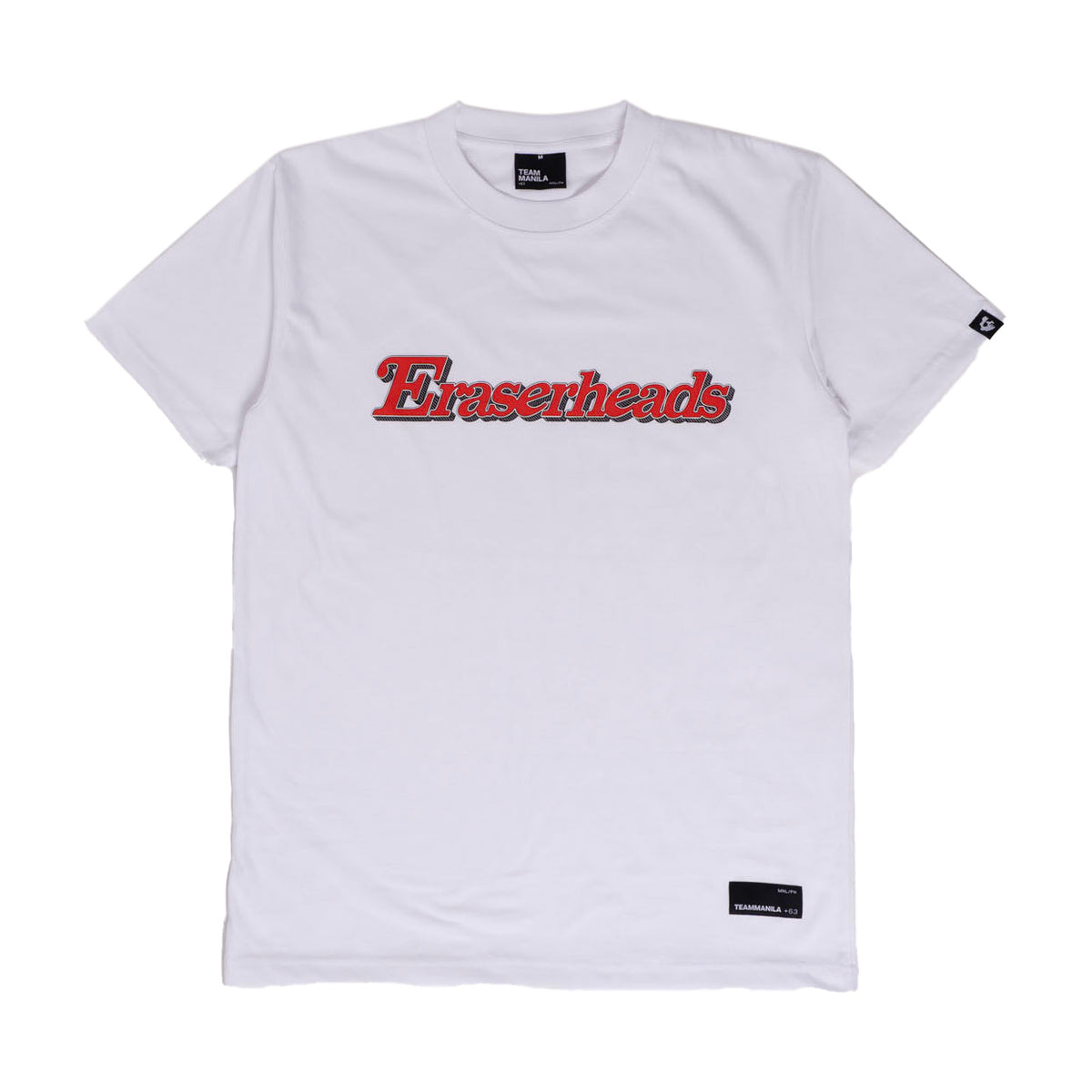TM X ERASERHEADS TSHIRT WHITE | TeamManila Lifestyle