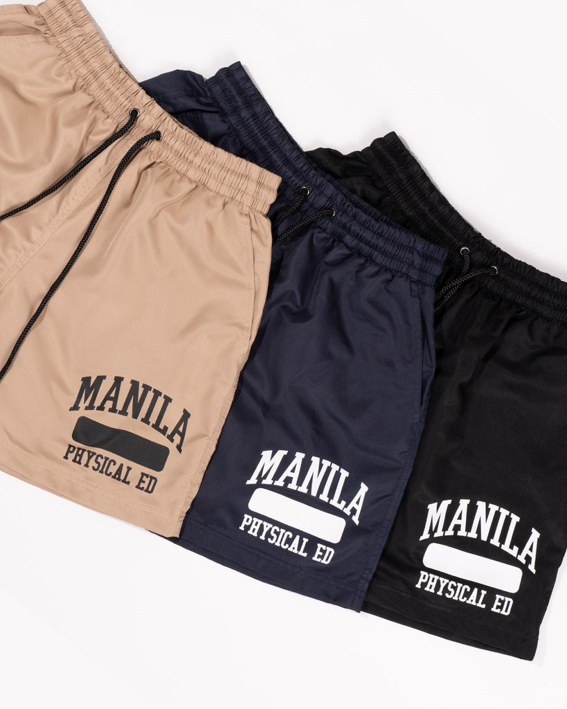 TEAM MANILA MANILA ACTIVITY SHORTS BLACK