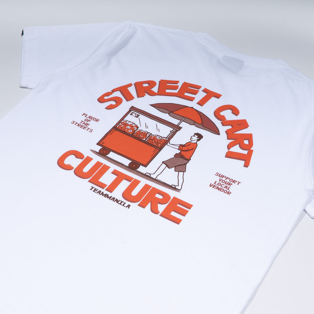 TEAM MANILA STREET CART TSHIRT WHITE