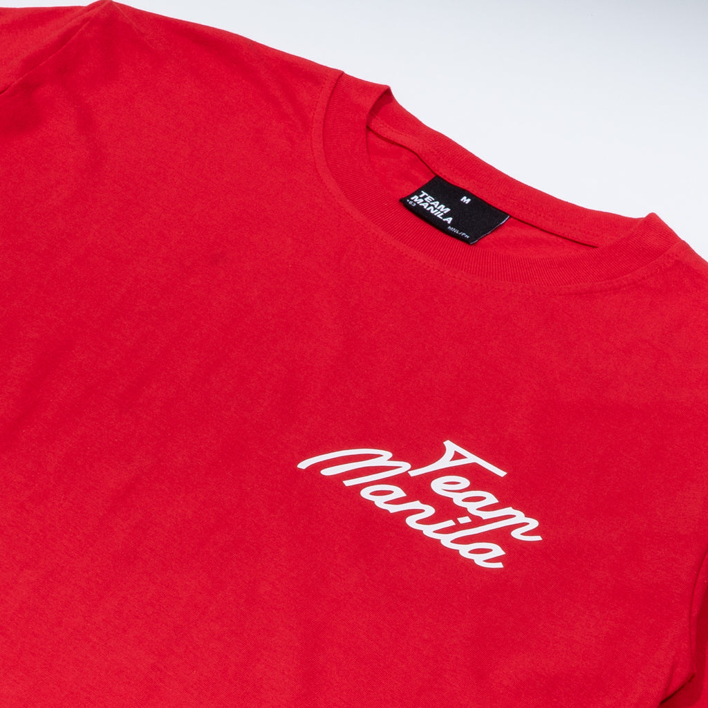 TEAM MANILA ROLLING STORE TSHIRT RED