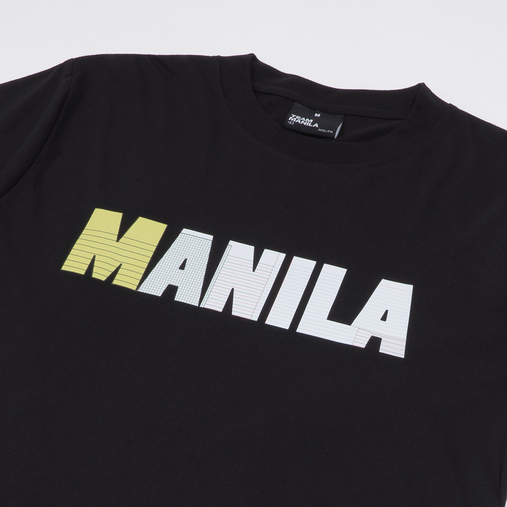 TEAM MANILA LATHALA TSHIRT BLACK