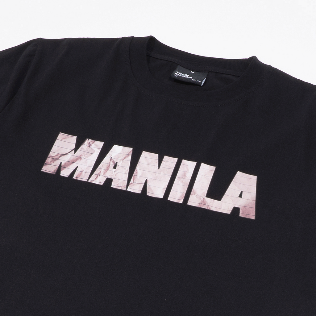 TEAM MANILA GUSOT TSHIRT BLACK