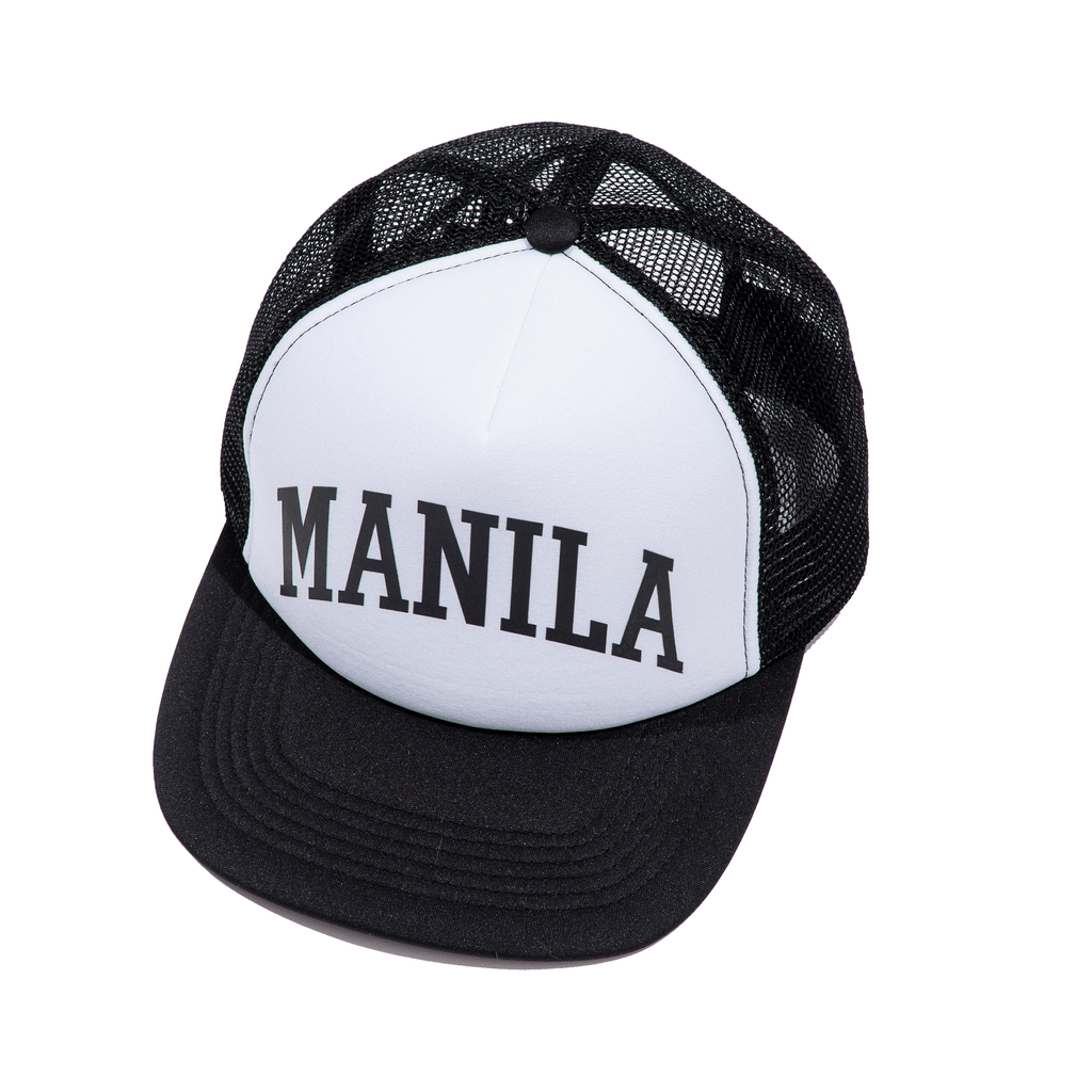 TEAM MANILA ACADEMIC TRUCKER CAP WHT/BLK