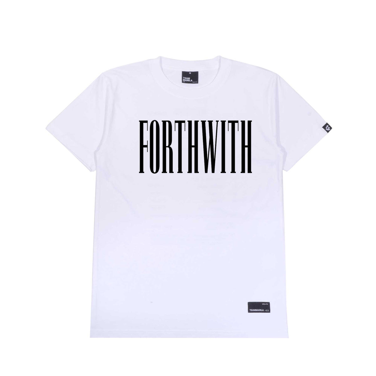 (PRE-ORDER) TEAM MANILA FORTHWITH TSHIRT WHITE | TeamManila Lifestyle