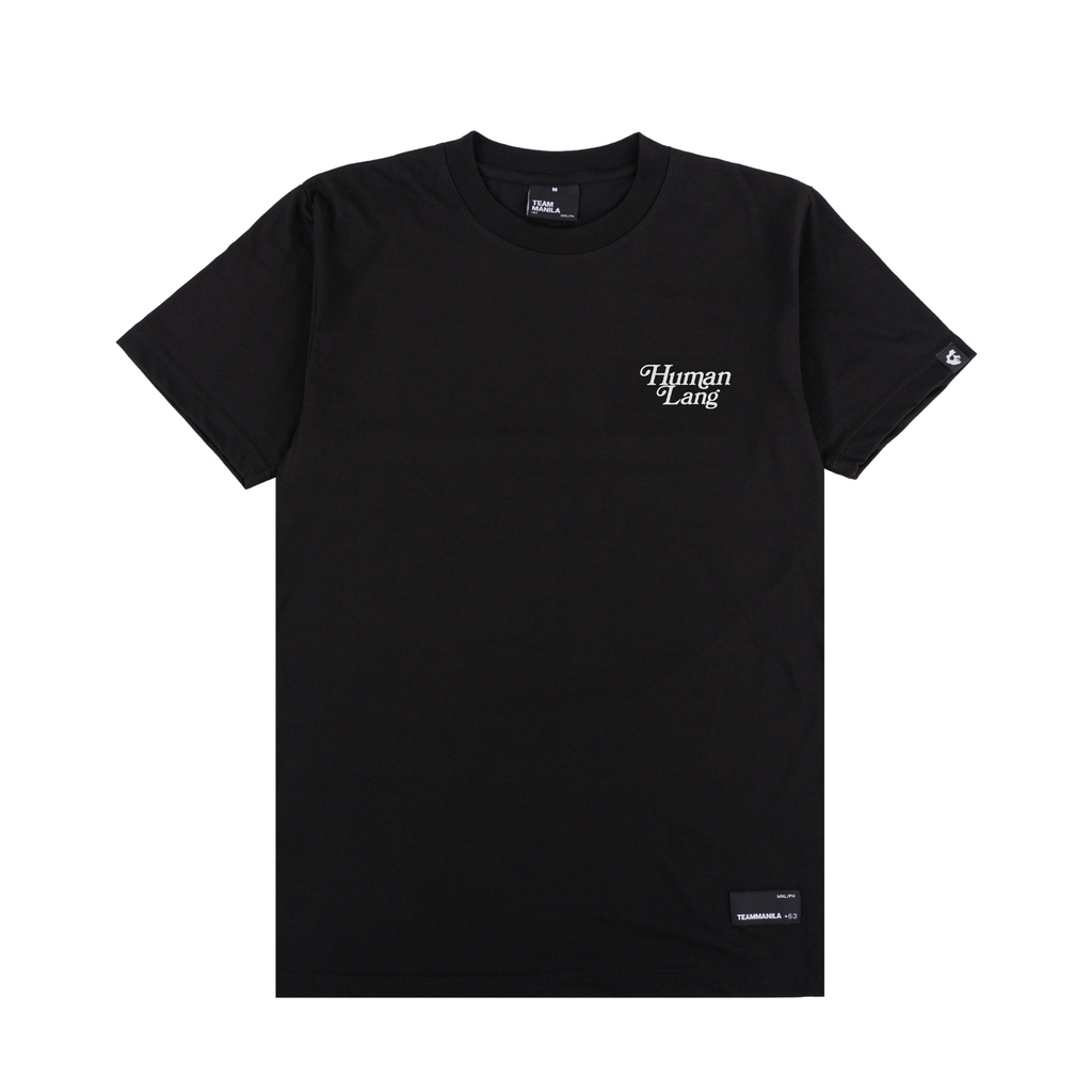 TEAM MANILA HUMAN LANG 1 TSHIRT BLACK