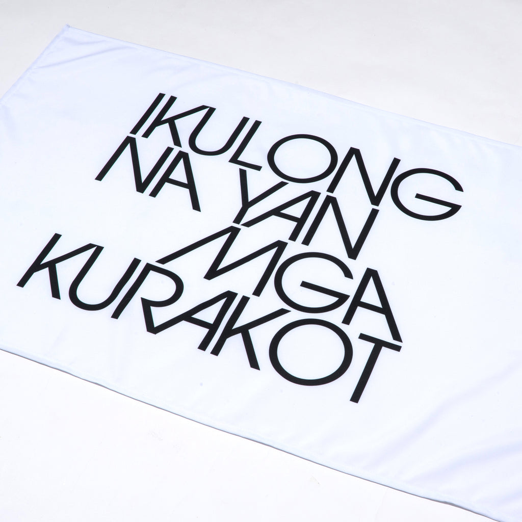 (PRE-ORDER) TEAM MANILA IKULONG FLAG WHITE