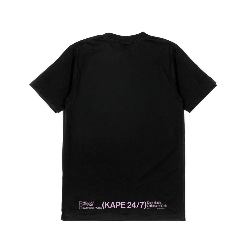 TEAM MANILA KAPE 24/7 TSHIRT BLACK