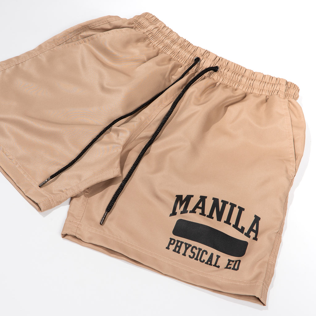 TEAM MANILA MANILA ACTIVITY SHORTS KHAKI