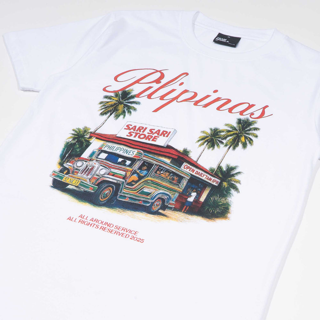TEAM MANILA OLD MANILA PILIPINAS TSHIRT WHITE