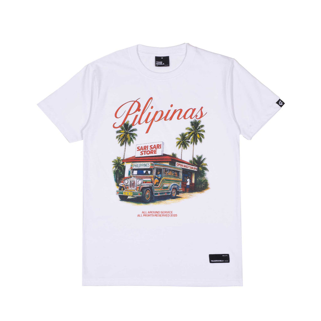 TEAM MANILA OLD MANILA PILIPINAS TSHIRT WHITE