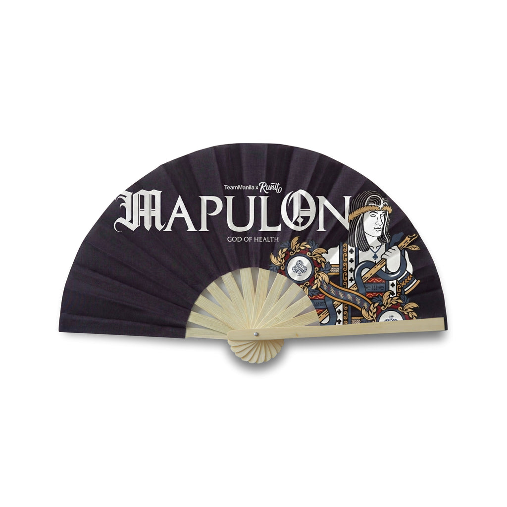 (PRE-ORDER) TM X RUNIT MAPULON FAN BLACK | TeamManila Lifestyle