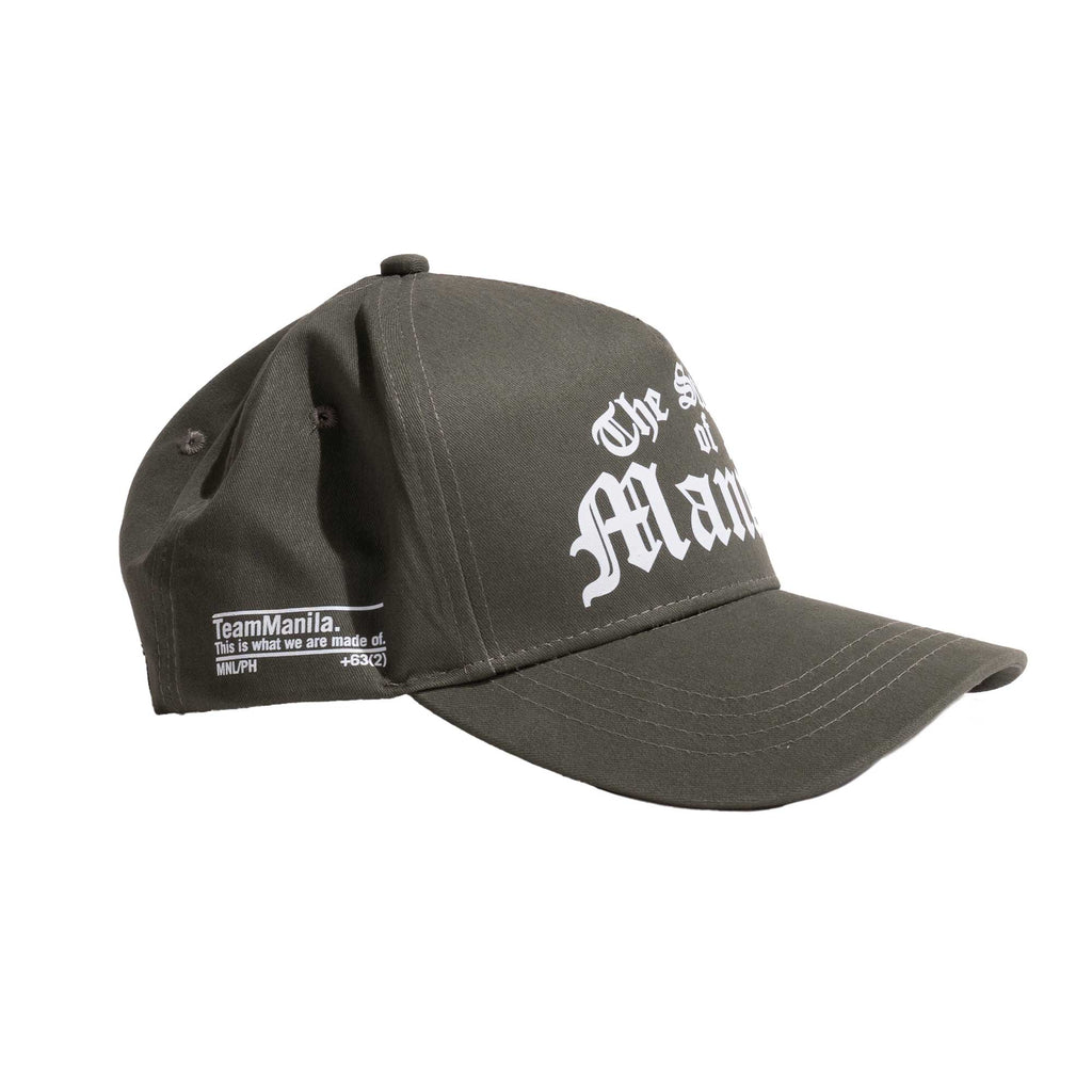 TEAM MANILA THE STREETS CAP OLIVE GREEN