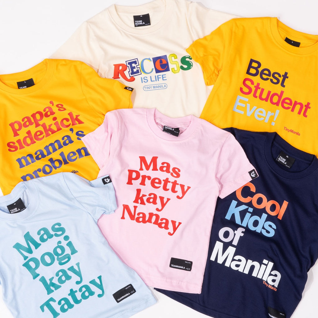 TINY MANILA BEST STUDENT TSHIRT FOR KIDS CHROME YELLOW