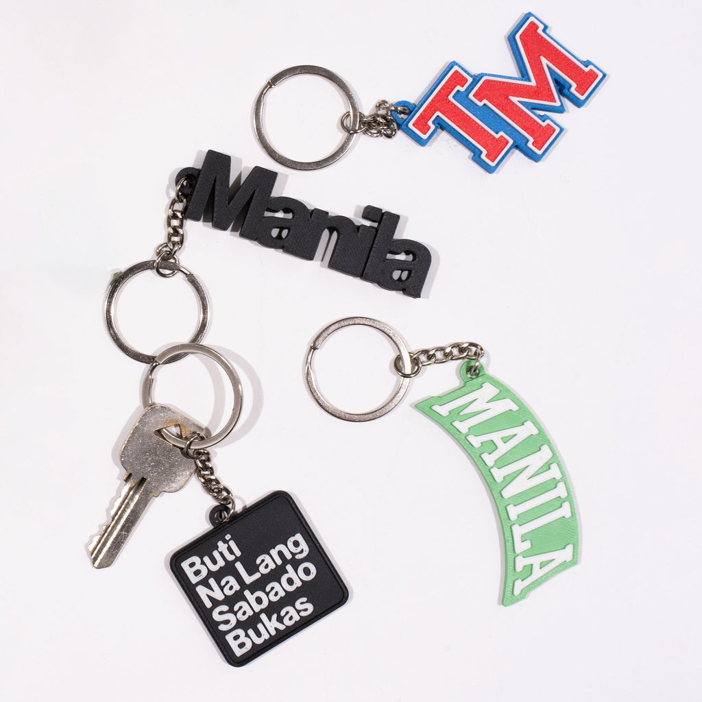 TEAM MANILA SABADO BUKAS KEYCHAIN BLACK