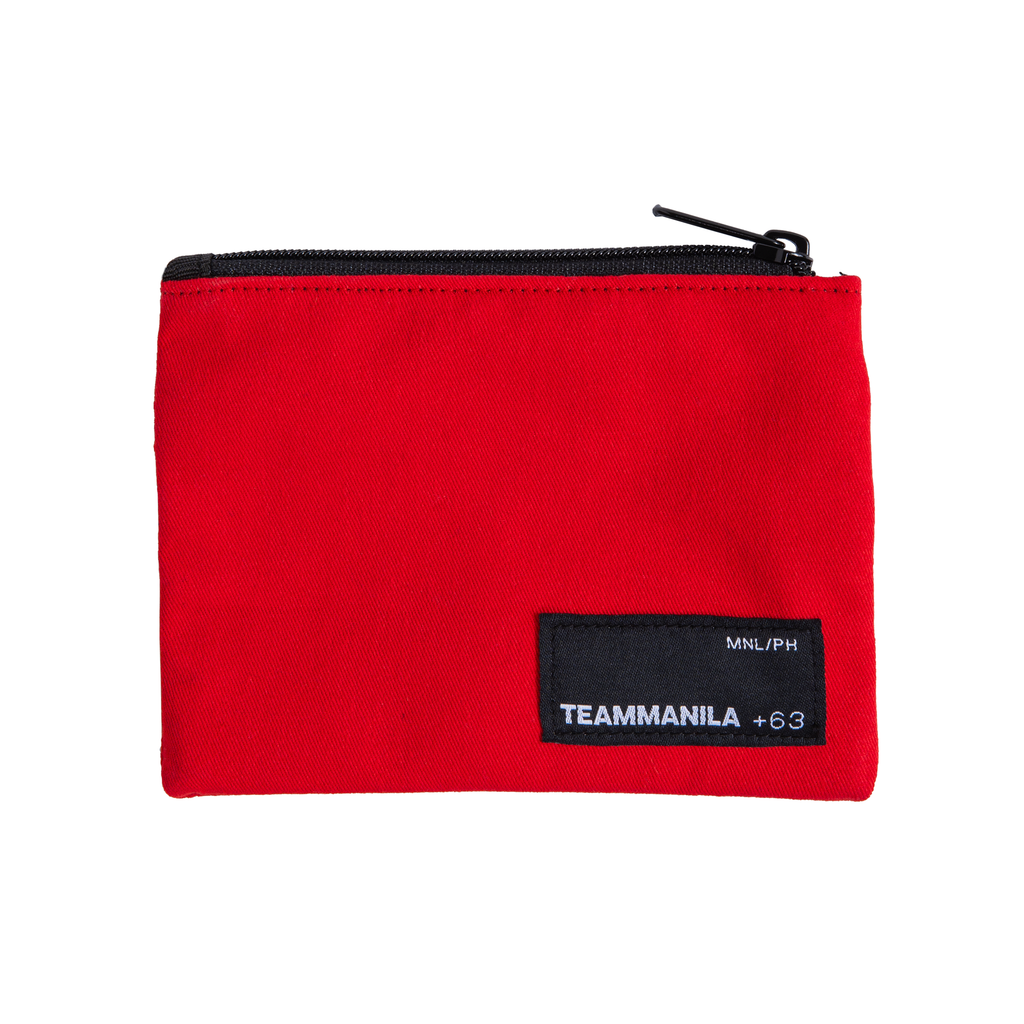 TEAM MANILA FUTURE PLANS POUCH RED