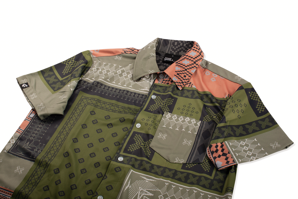 TEAM MANILA TM ETHNIC PATTERN POLO