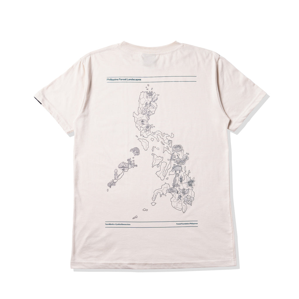 (PRE-ORDER) TM X CBA FOREST LANDSCAPES PH TRAIL TSHIRT CREAM