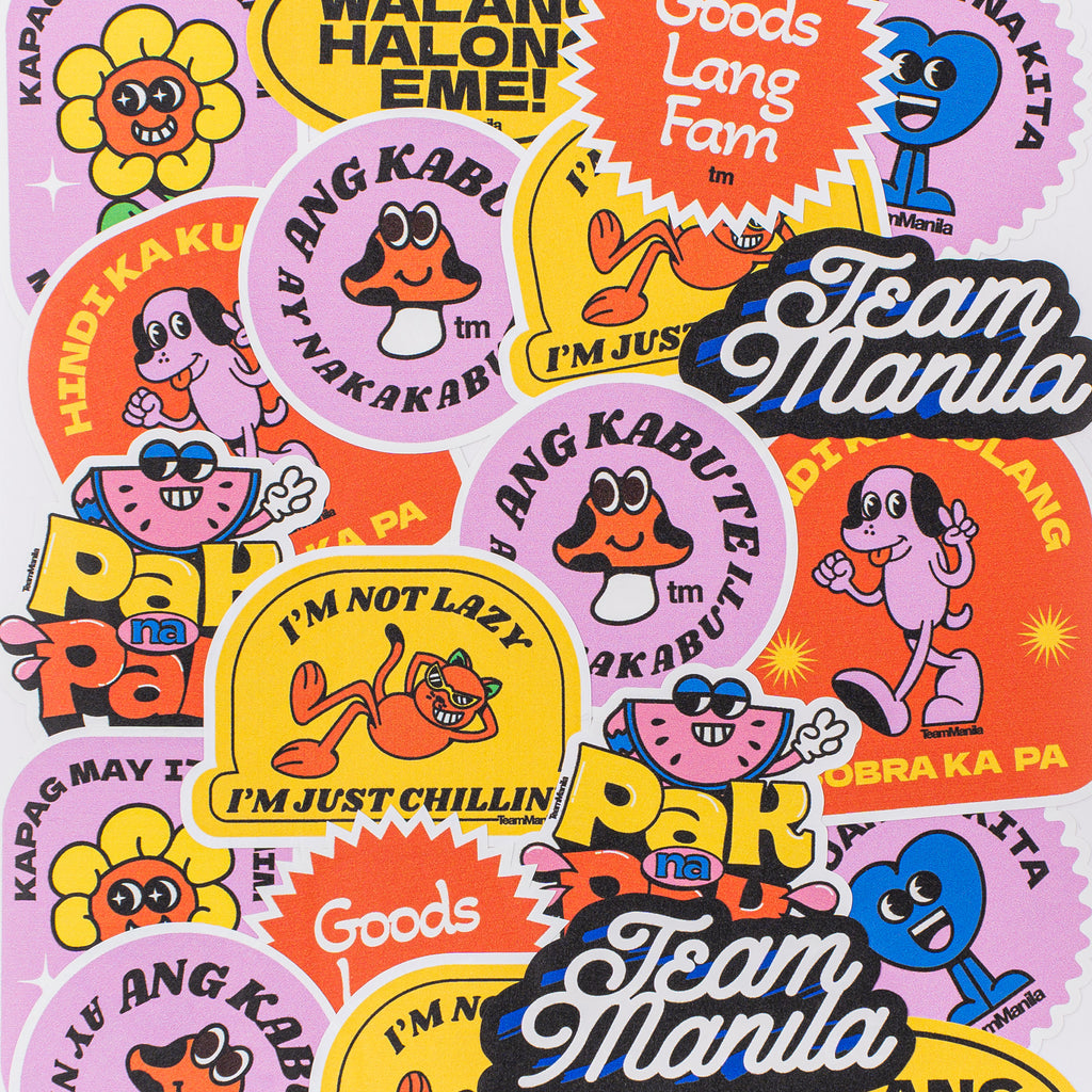 TEAM MANILA PAK NA PAK STICKER PAD