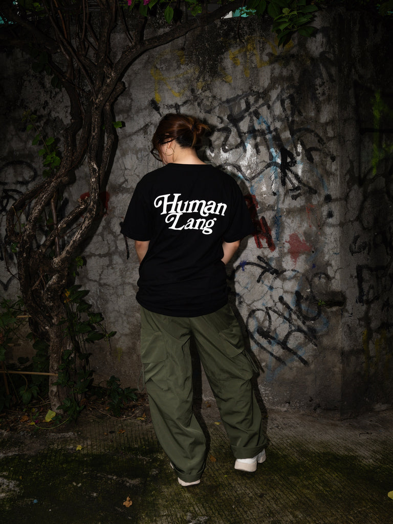 TEAM MANILA HUMAN LANG 1 TSHIRT BLACK