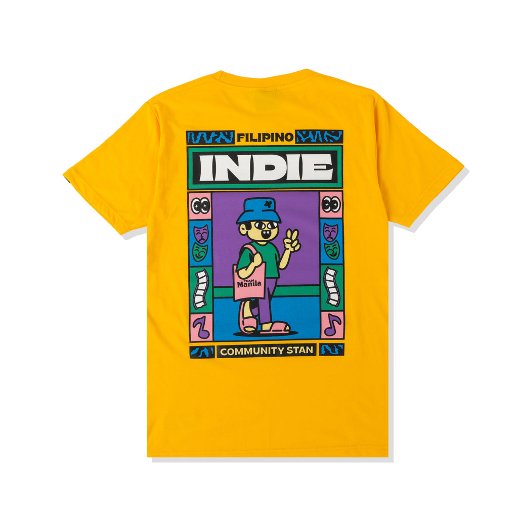 TEAM MANILA INDIE STAN TSHIRT CHROME YELLOW TeamManila Lifestyle team-manila-indie-stan-tshirt-chrome-yellow-teammanila-lifestyle