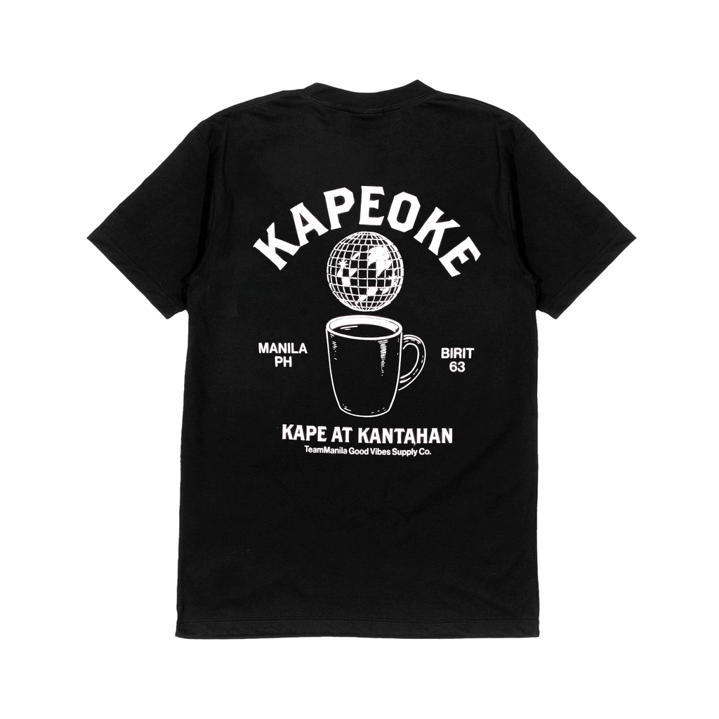 TEAM MANILA KAPEOKE TSHIRT BLACK