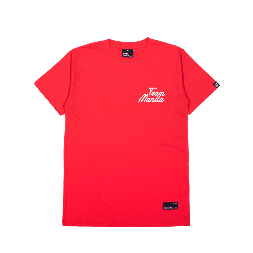 TEAM MANILA ROLLING STORE TSHIRT RED