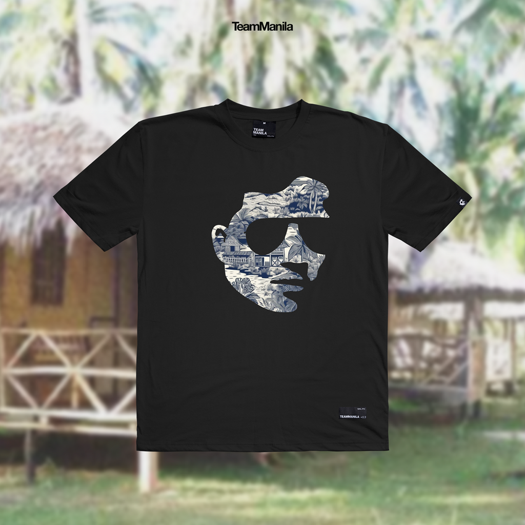 TEAM MANILA RZL BAHAY KUBO TSHIRT BLACK