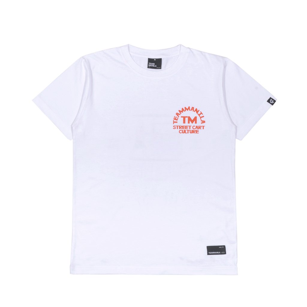 TEAM MANILA STREET CART TSHIRT WHITE