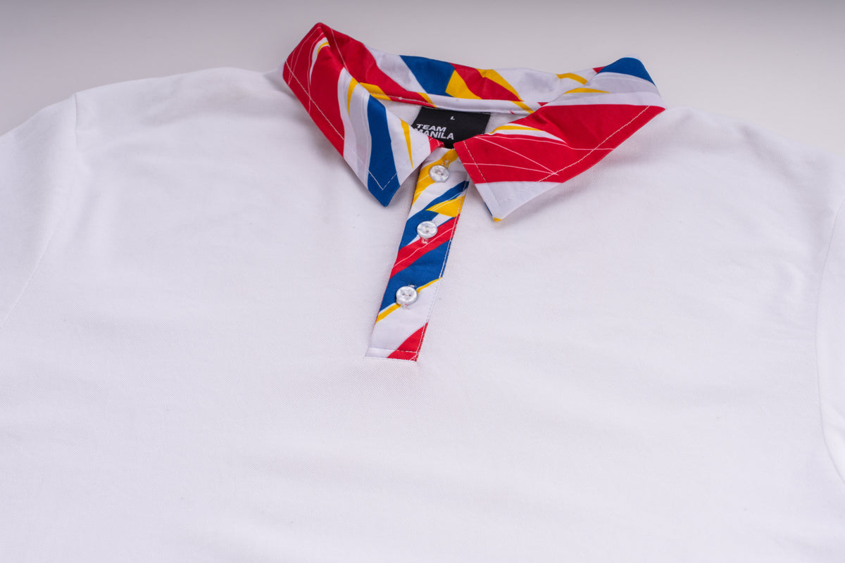 TRIPHIL WHITE POLO SHIRT | TeamManila Lifestyle