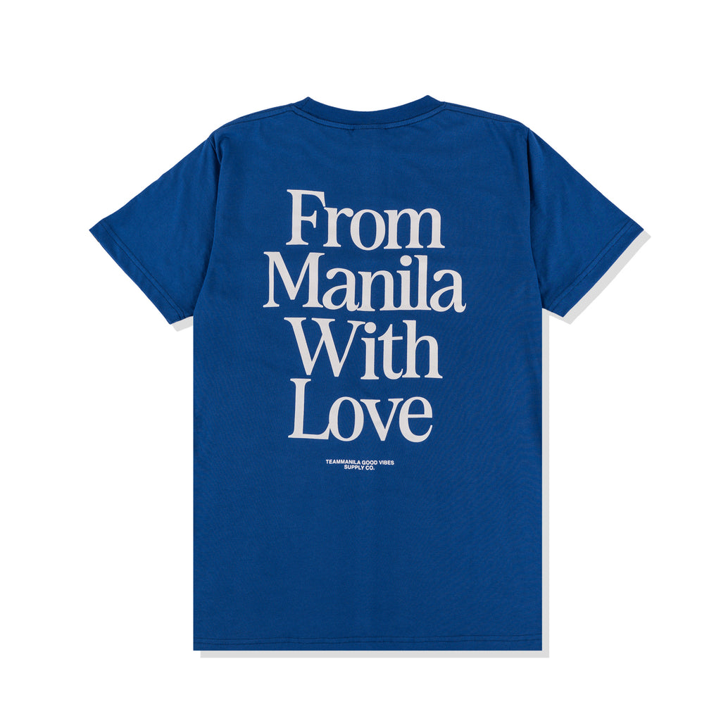 TEAM MANILA WITH LOVE TSHIRT ROYAL BLUE