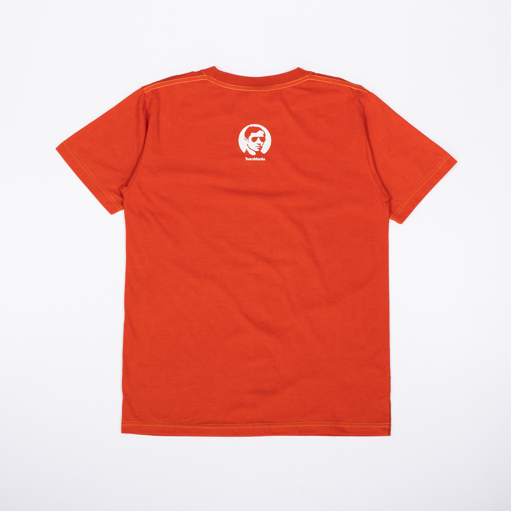 TEAM MANILA WPS PH WASHED TSHIRT RED ORANGE
