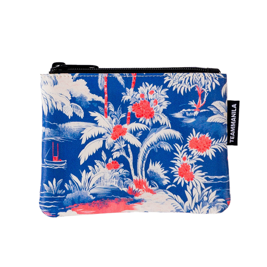 TEAM MANILA TROPICAL POUCH BLUE