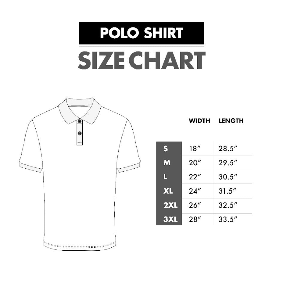 TEAM MANILA TM MONOGRAM POLO SHIRT ACID BLACK