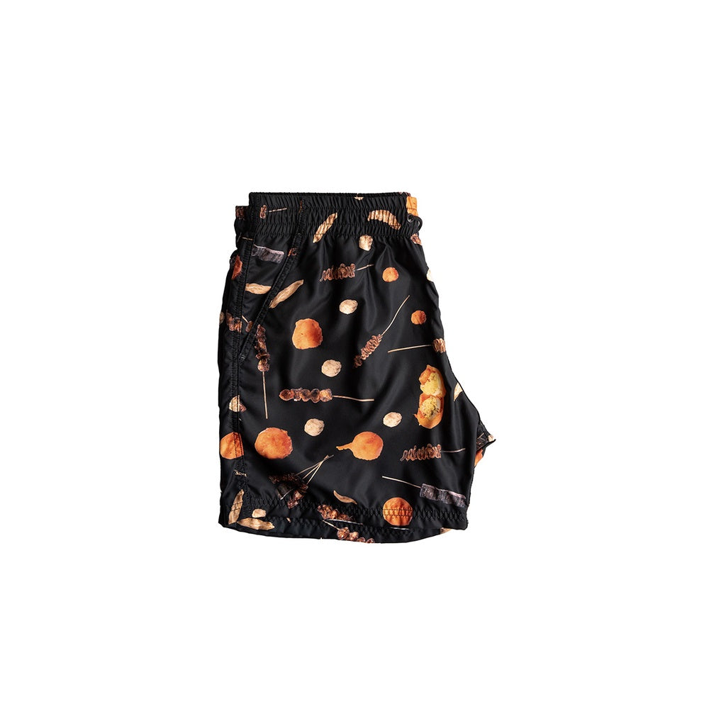 TEAM MANILA STREETFOOD SHORTS BLACK